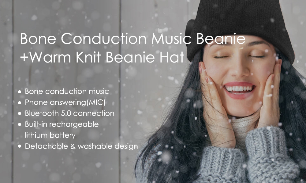 Comeille Bone Conduction Beanie Hat